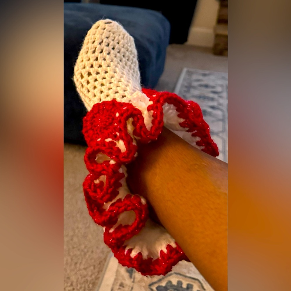Crochet booties